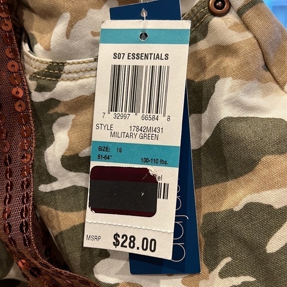 Greendog's Girls' Size 16 Army Fatigue Skorts NWT - Picture 13 of 13